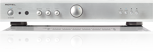 Product Image of the Rotel A10 MK2 Integrated Amplifier in Silver