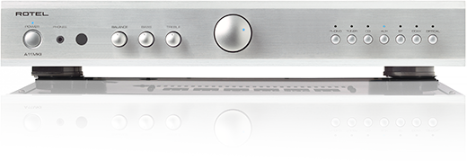 Product Image of the Rotel A11 MK2 Integrated Amplifier in Silver
