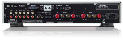 Product Image of the Rotel A12 MK2 Integrated Amplifier Rear Panel