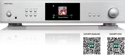 Product Image of the Rotel S14 Streaming Integrated Amplifier in Silver