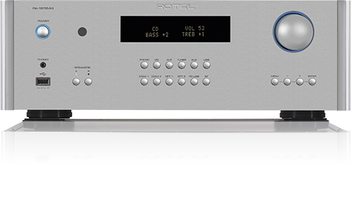 Product Image of the Rotel RA-1572 MK2 Integrated Amplifier in Silver