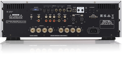 Product Image of the Rotel RA-1592 MK2 Integrated Amplifier Rear Panel