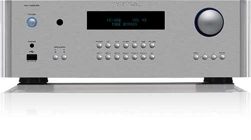 Product Image of the Rotel RA-1592 MK2 Integrated Amplifier in Silver