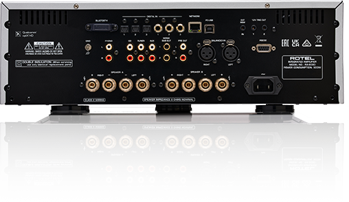 Product Image of the Rotel RA6000 Integrated Amplifier Rear Panel