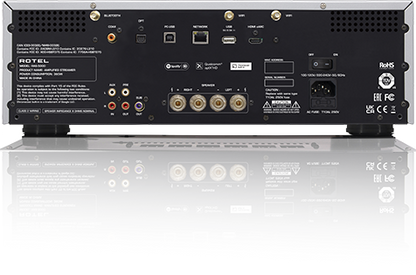 Product Image of the Rotel RAS-5000 Streaming Integrated Amplifier Rear Panel