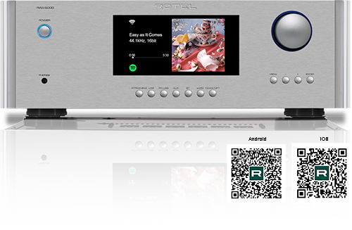 Product Image of the Rotel RAS-5000 Streaming Integrated Amplifier in Silver