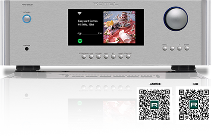 Product Image of the Rotel RAS-5000 Streaming Integrated Amplifier in Silver