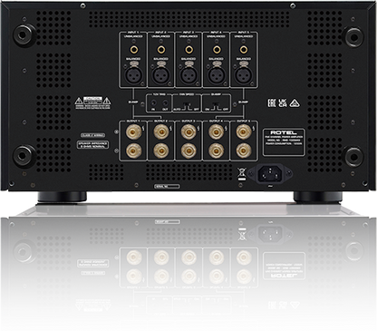 Product Image of the Rotel RMB-1585 MK2 Power Amplifier Rear Panel