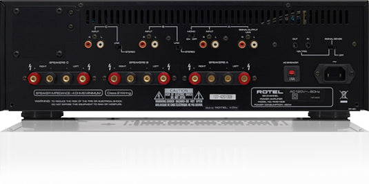Product Image of the Rotel RMB-1506 Multi Channel Power Amplifier Rear Panel