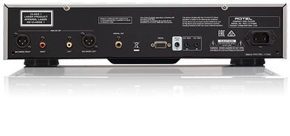 Product Image of the Rotel RCD1572 MK2 CD Player Rear Panel