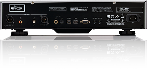 Product Image of the Rotel DT-6000 CD Player Rear Panel