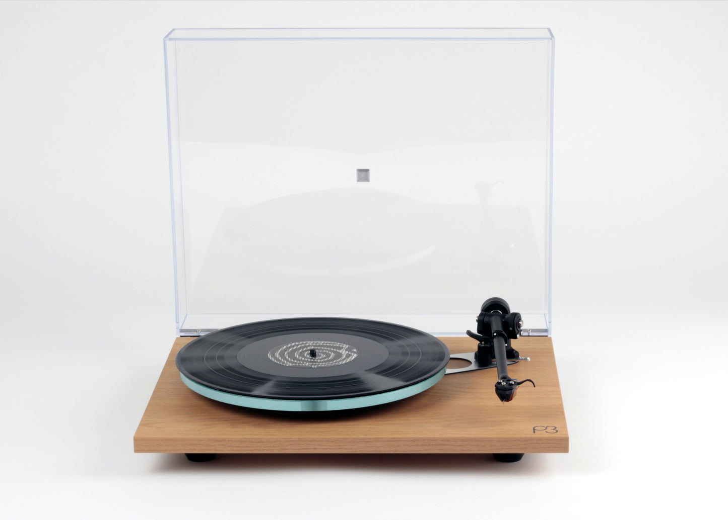 Product image of a Rega Planar 3 with ND3 Cartridge in Light Oak.