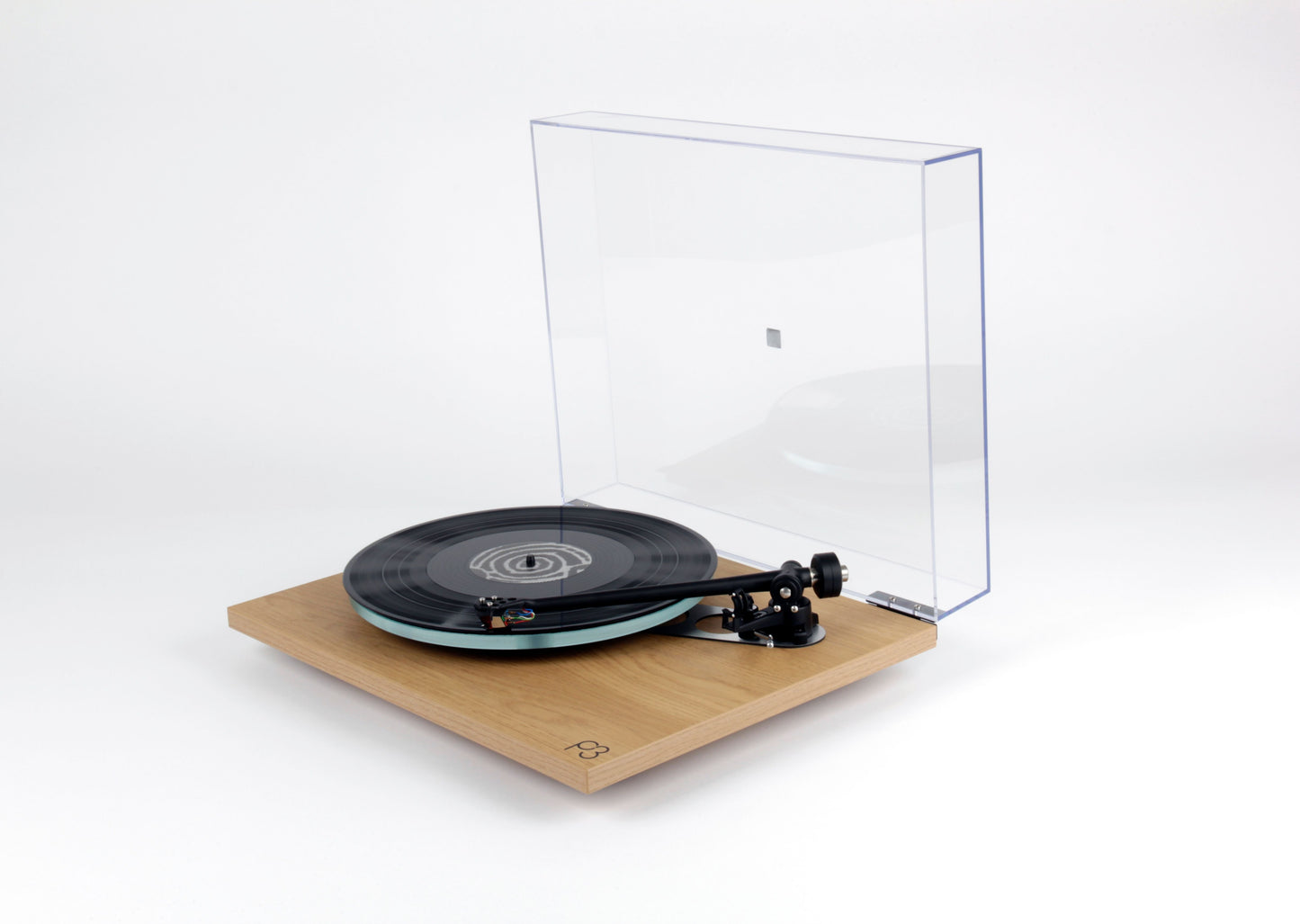 Product image of a Rega Planar 3 with ND3 Cartridge in Light Oak.
