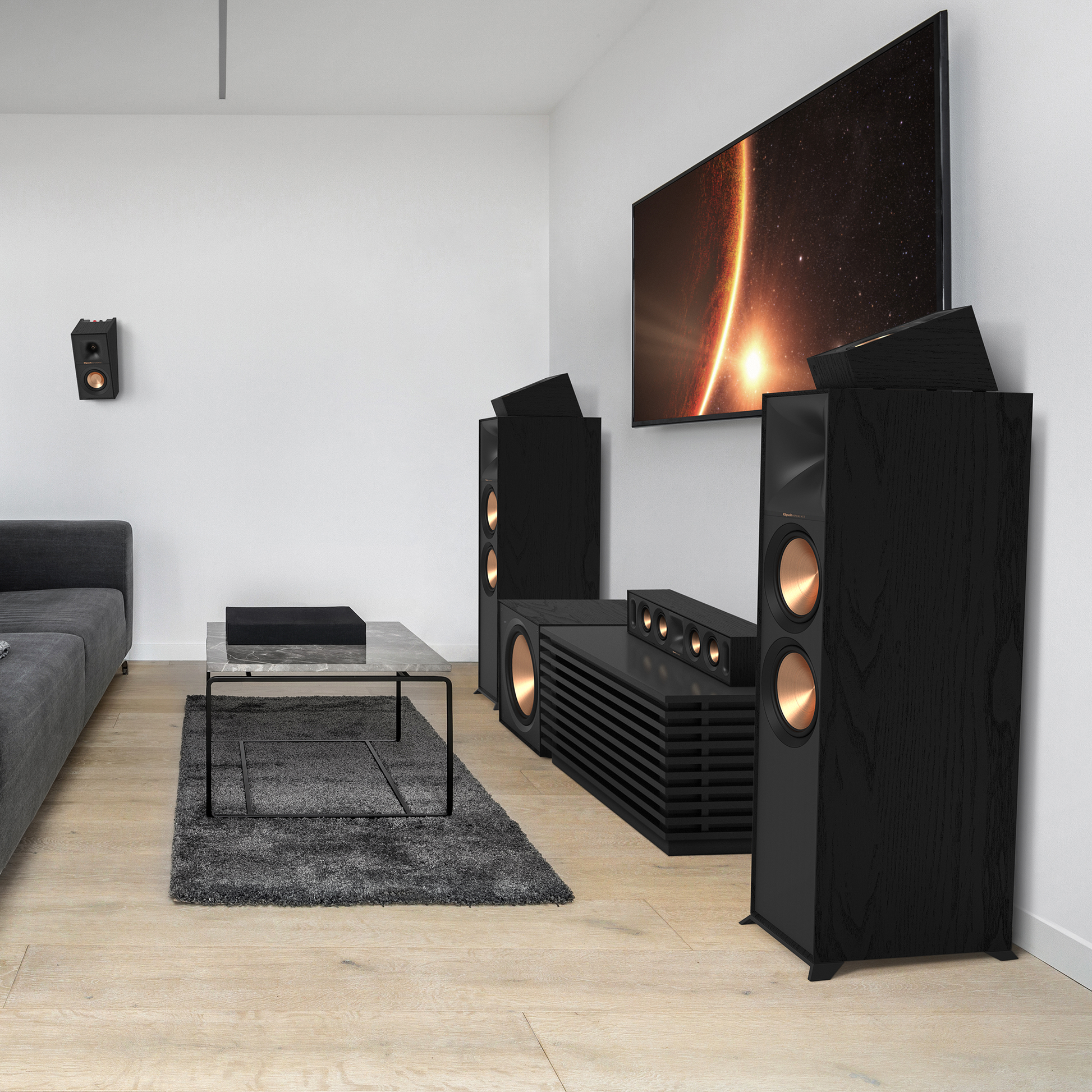 Lifestyle Image for the Klipsch R-800F Floorstanding Speakers