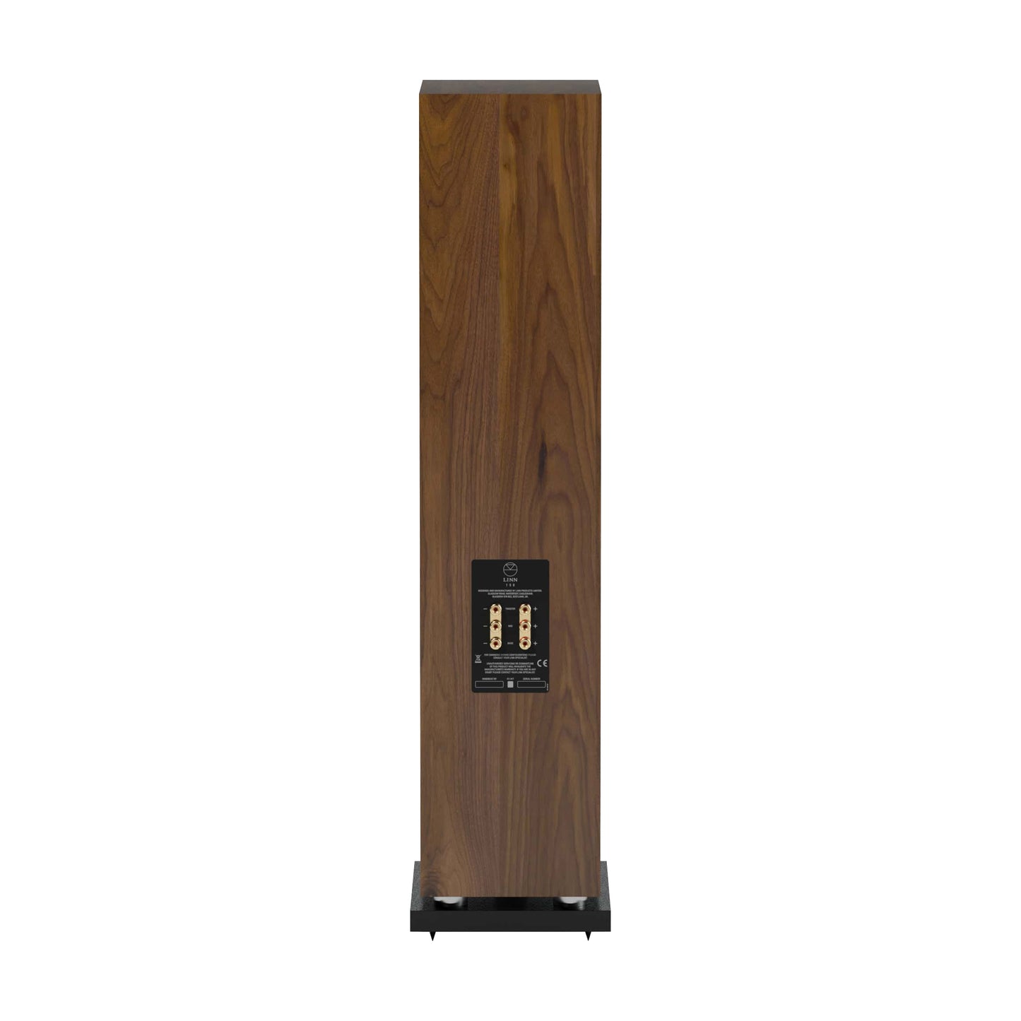 Product Image of the Linn 150 Speakers in Walnut Rear