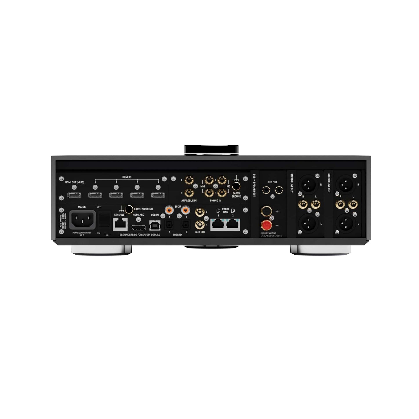 Product Image of the Linn Selekt DSM Classic Hub rear in Black