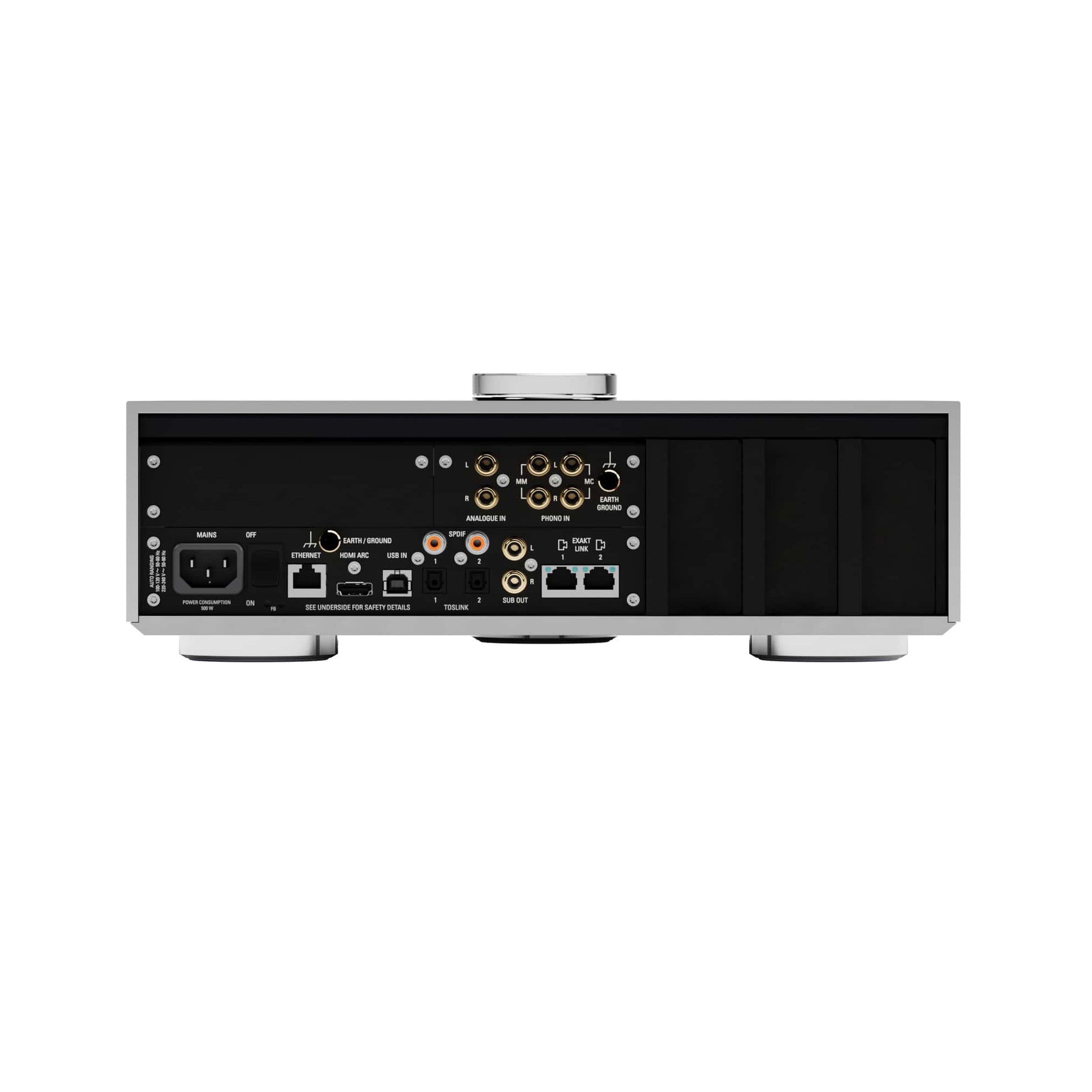 Product Image of the Linn Selekt DSM Classic Hub Rear in Silver