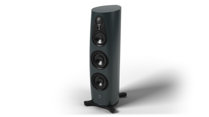 Product Image of the Linn 360 Speakers in Triton with Black Trim