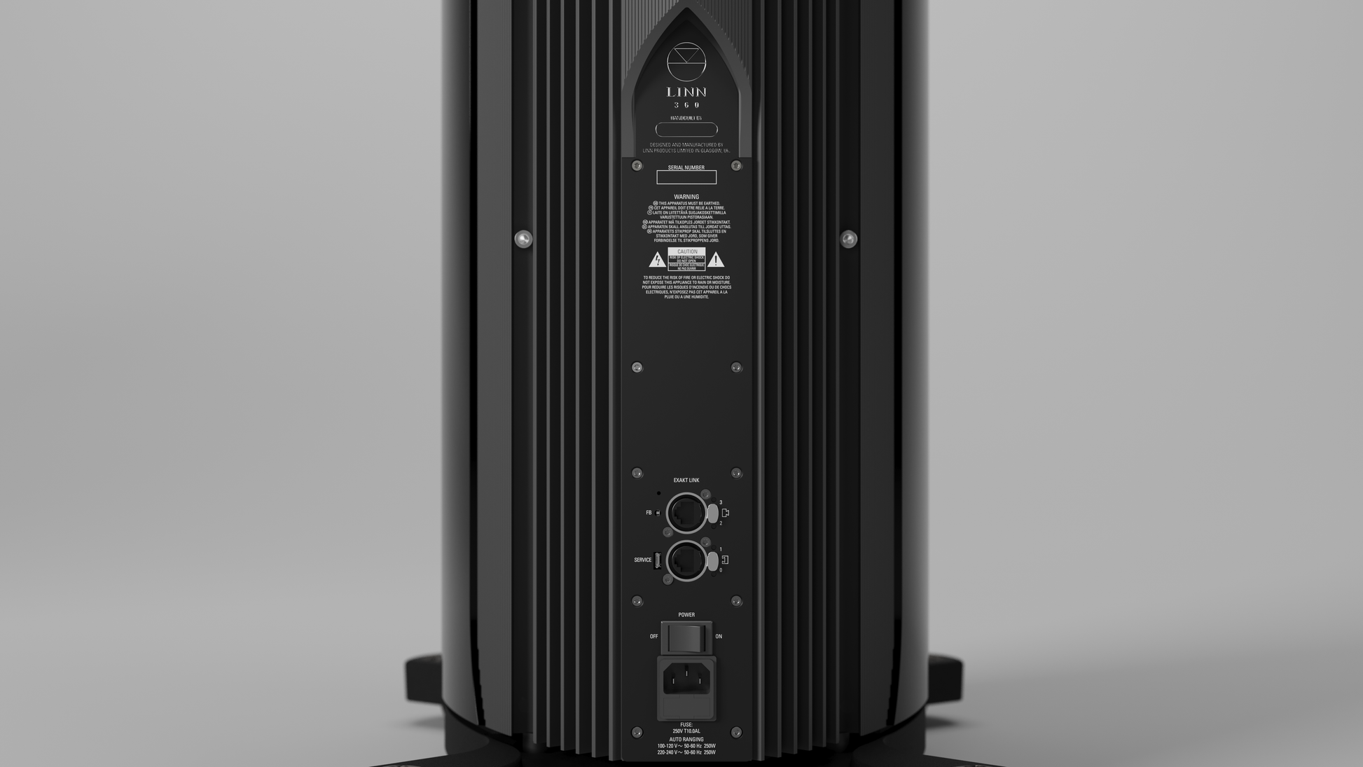 Product Image of the Linn 360 Speaker Rear Exact Panel