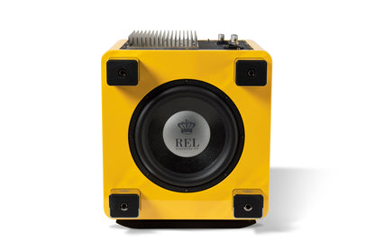 Product image of the REL T/9x Subwoofer in Le Mon Yellow