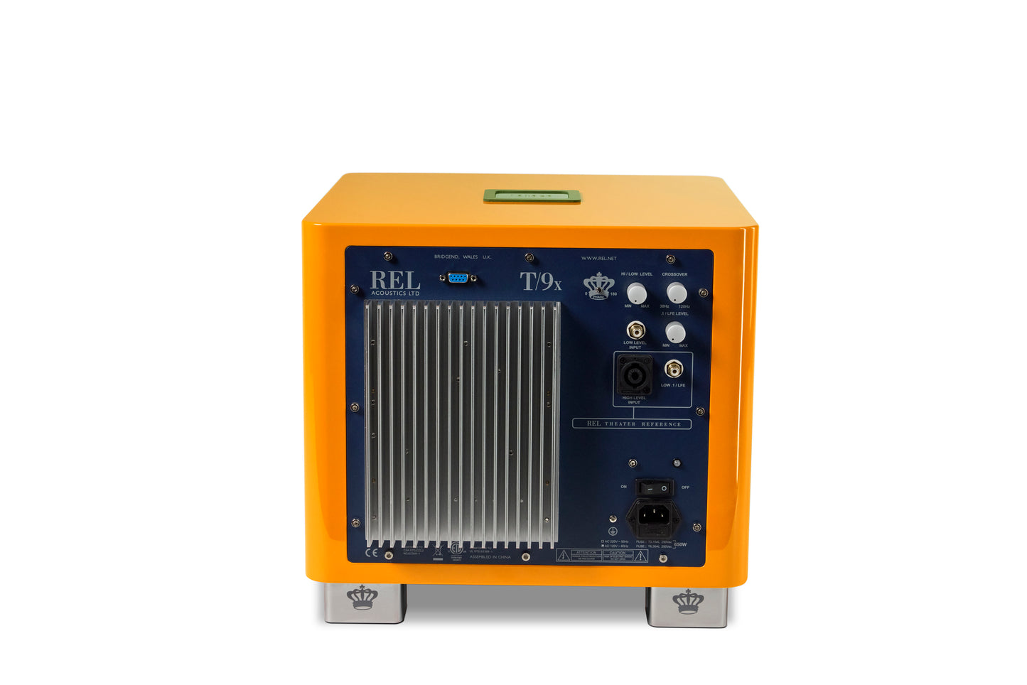 Product image of the REL T/9x Subwoofer in Tangerine Dream