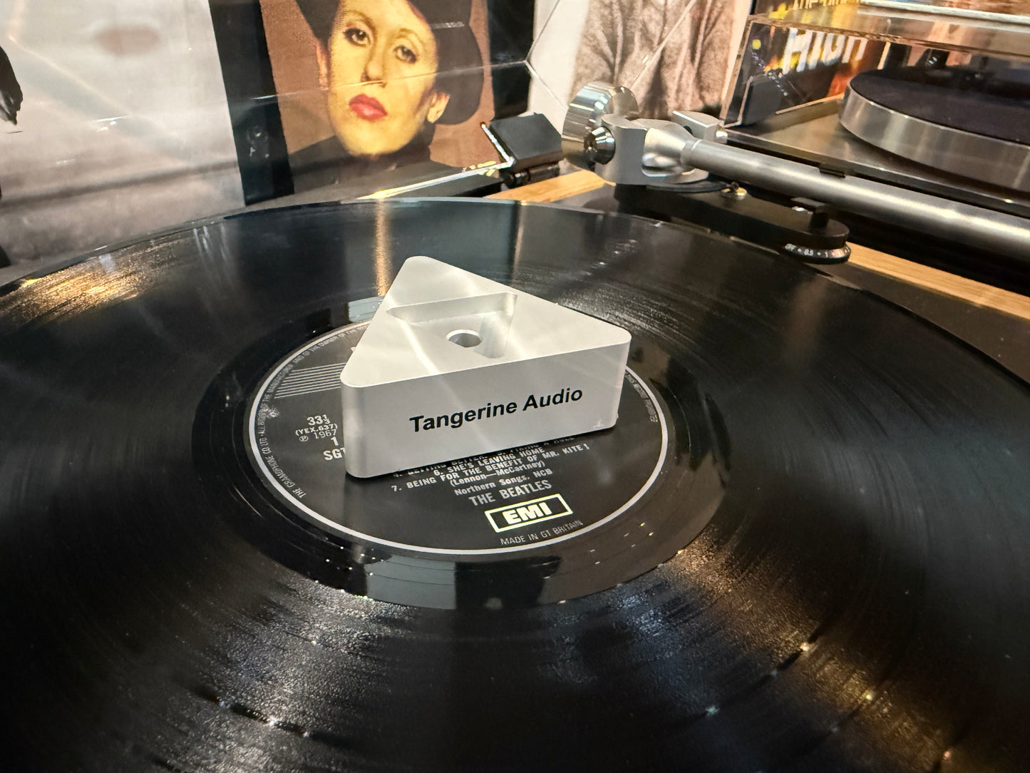 Product Image of the Tangerine Audio Evenstar Record Stabiliser in Silver