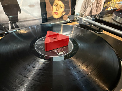 Product Image of the Tangerine Audio Evenstar Record Stabiliser in Red