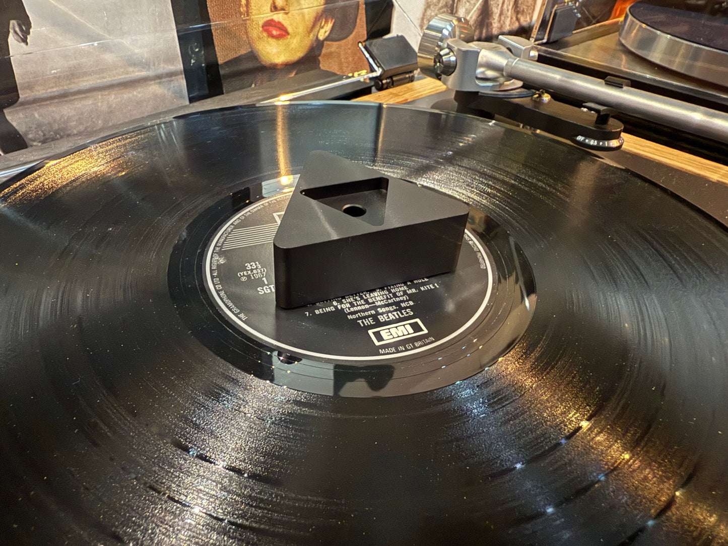 Product Image of the Tangerine Audio Evenstar Record Stabiliser in Black