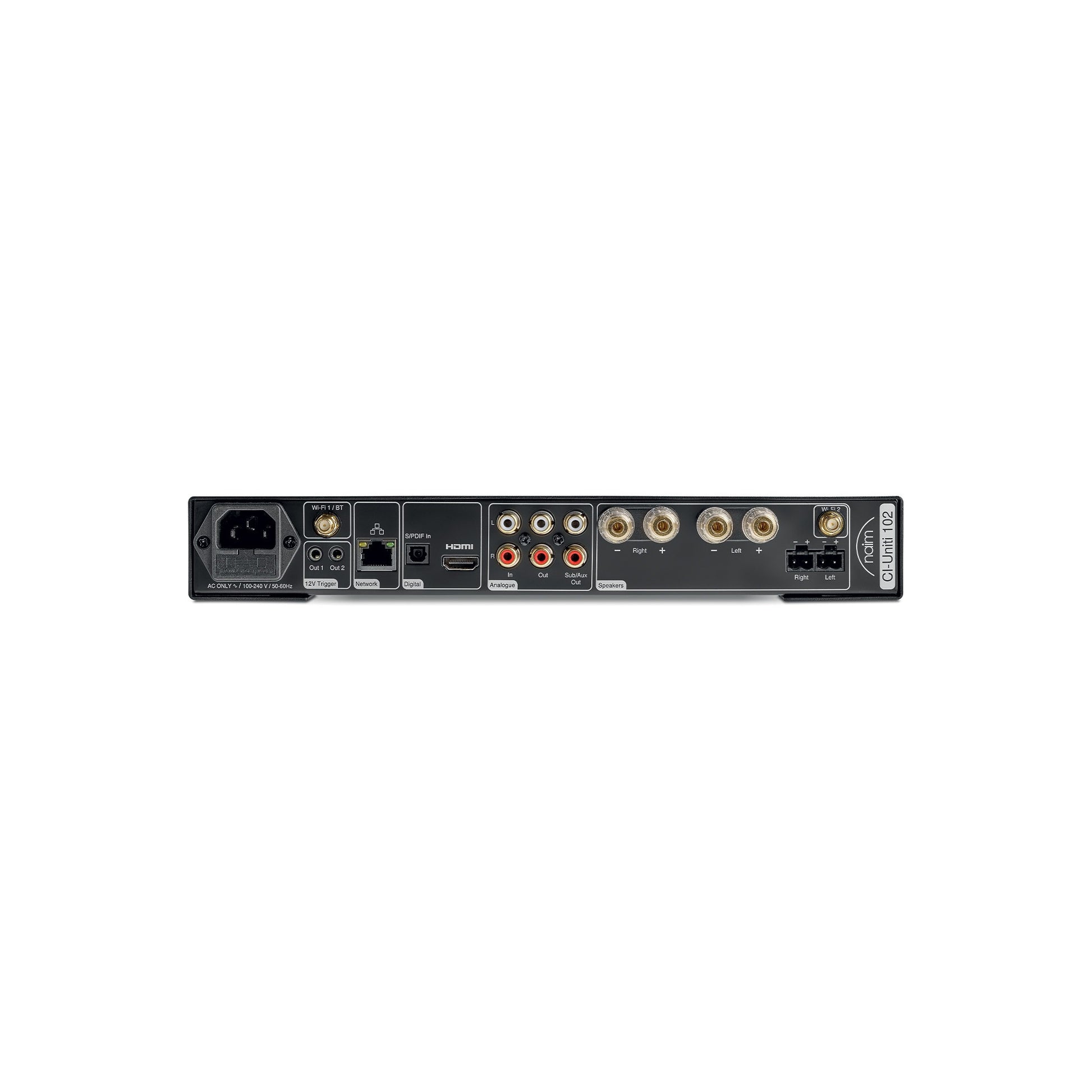 Product Image of the Naim CiI-Uniti 102 Integrated Amplifier Rear Panel