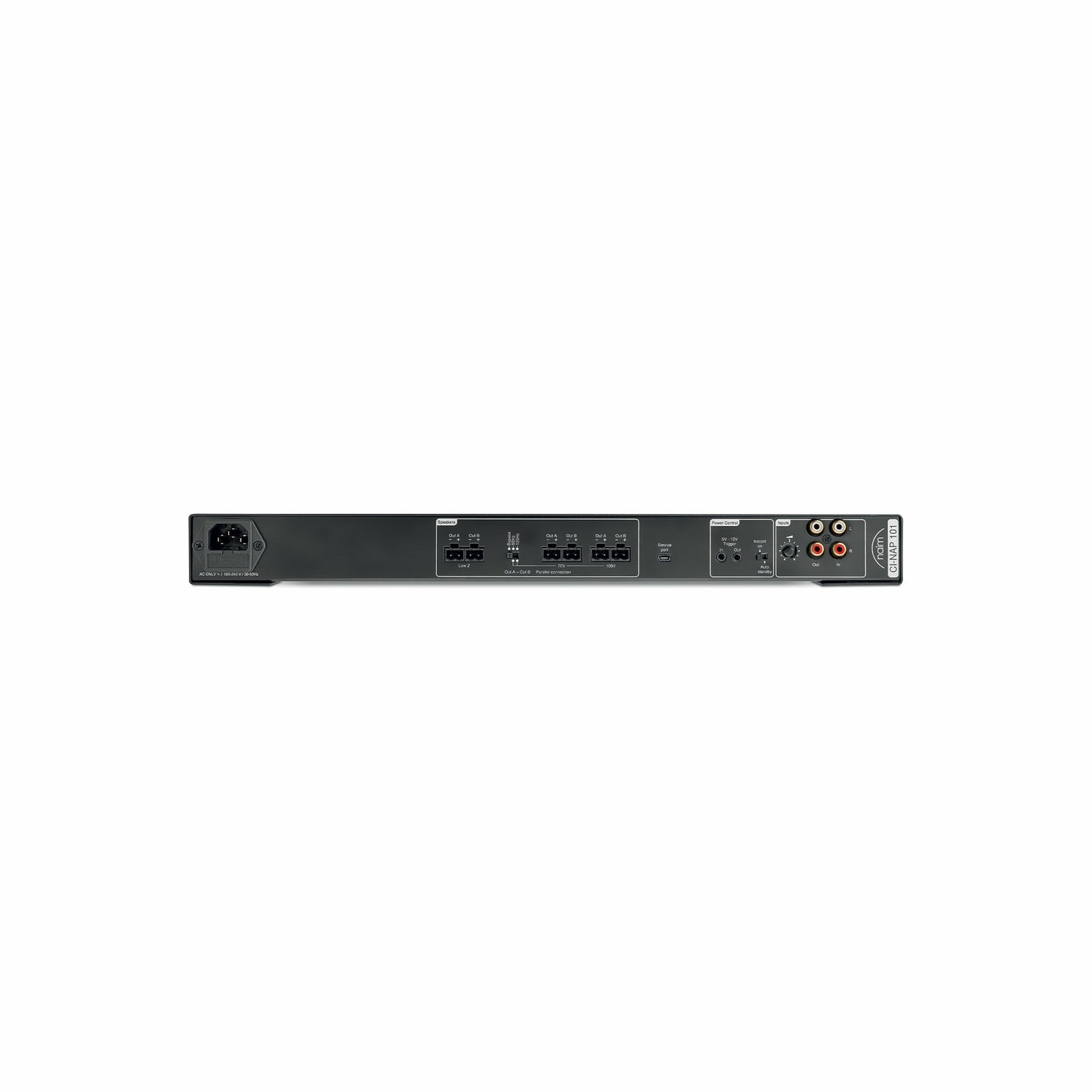 Product Image of the Naim CI-101 Power Amplifier Rear Panel
