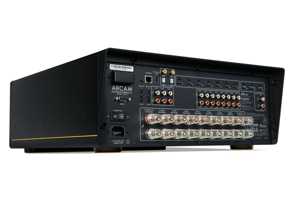 Product Image of the Arcam AVA35 AV Receiver Rear Panel