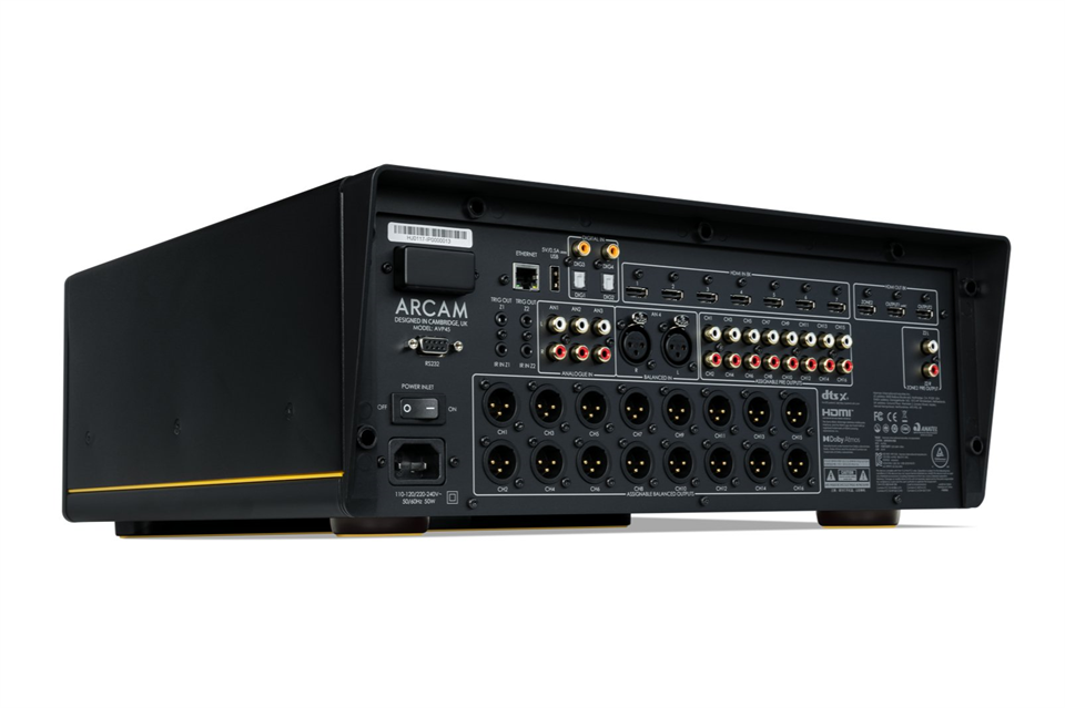 Product Image of the Arcam AVP45 AV Processor Rear Panel