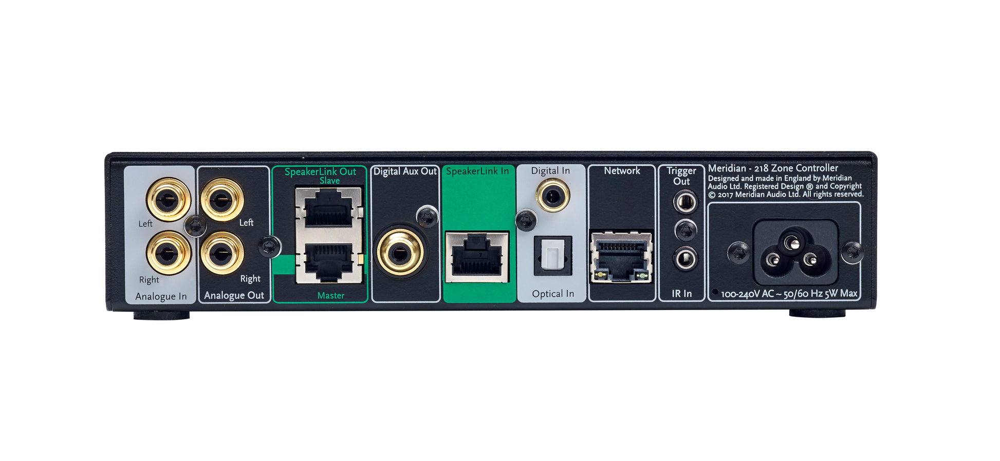 Product Image of the Meridian 218 Zone Controller Read Panel