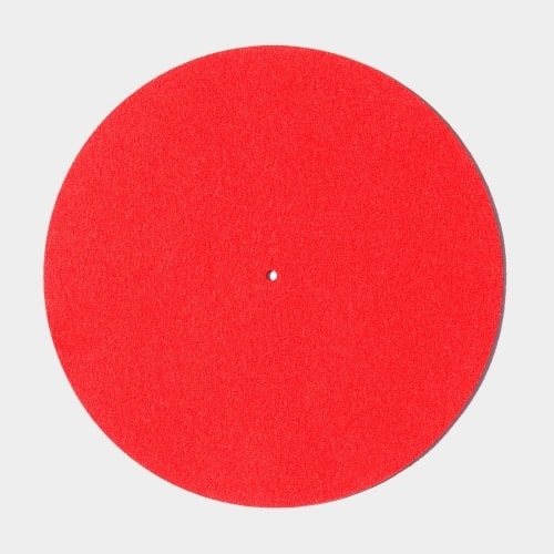 Product Image of the Rega Turntable Mat in Red